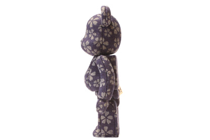 Indigo Dyed Sakura Be@rbrick (Bearbrick) - Exclusive Japanese Design