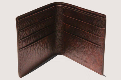 Tan Grained Calfskin Wallet